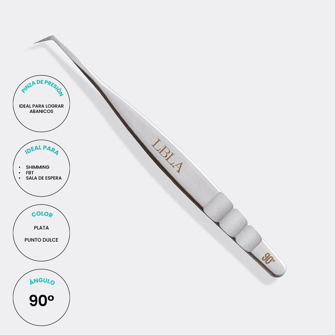 Pinza Satin Silver 90°