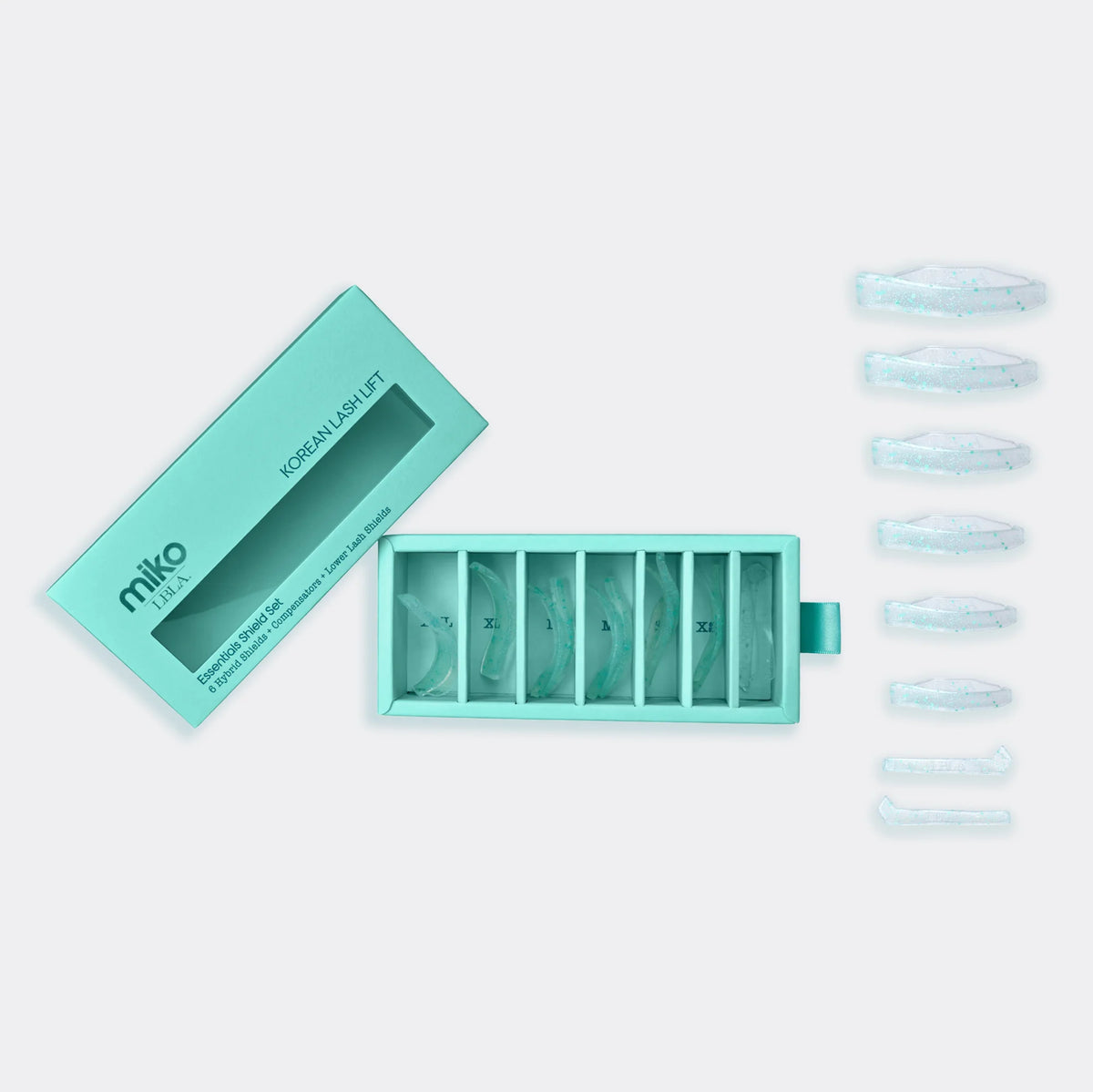 Set de moldes híbridos y sujetadores Miko Laminación Coreana