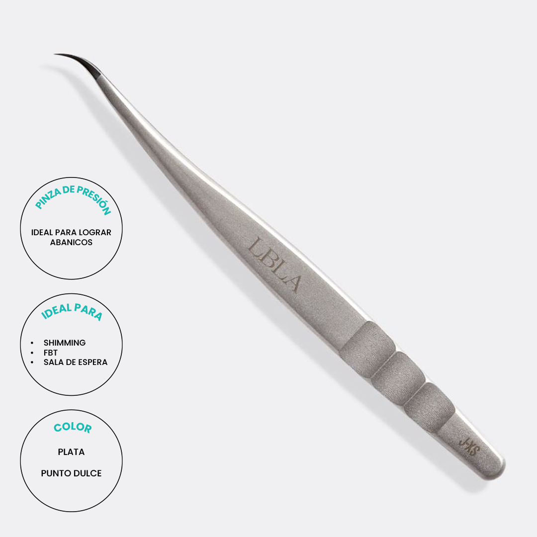 Pinza Satin Silver J-XS