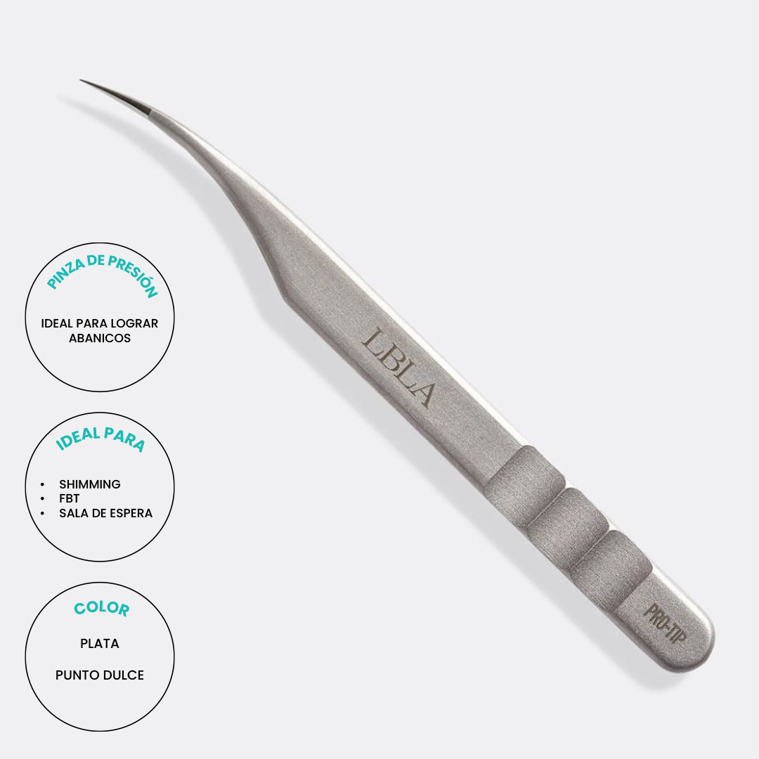 Pinza Satin Silver Pro-Tip