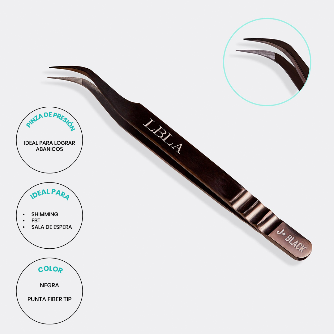 PINZA J+ BLACK - FIBER TIP