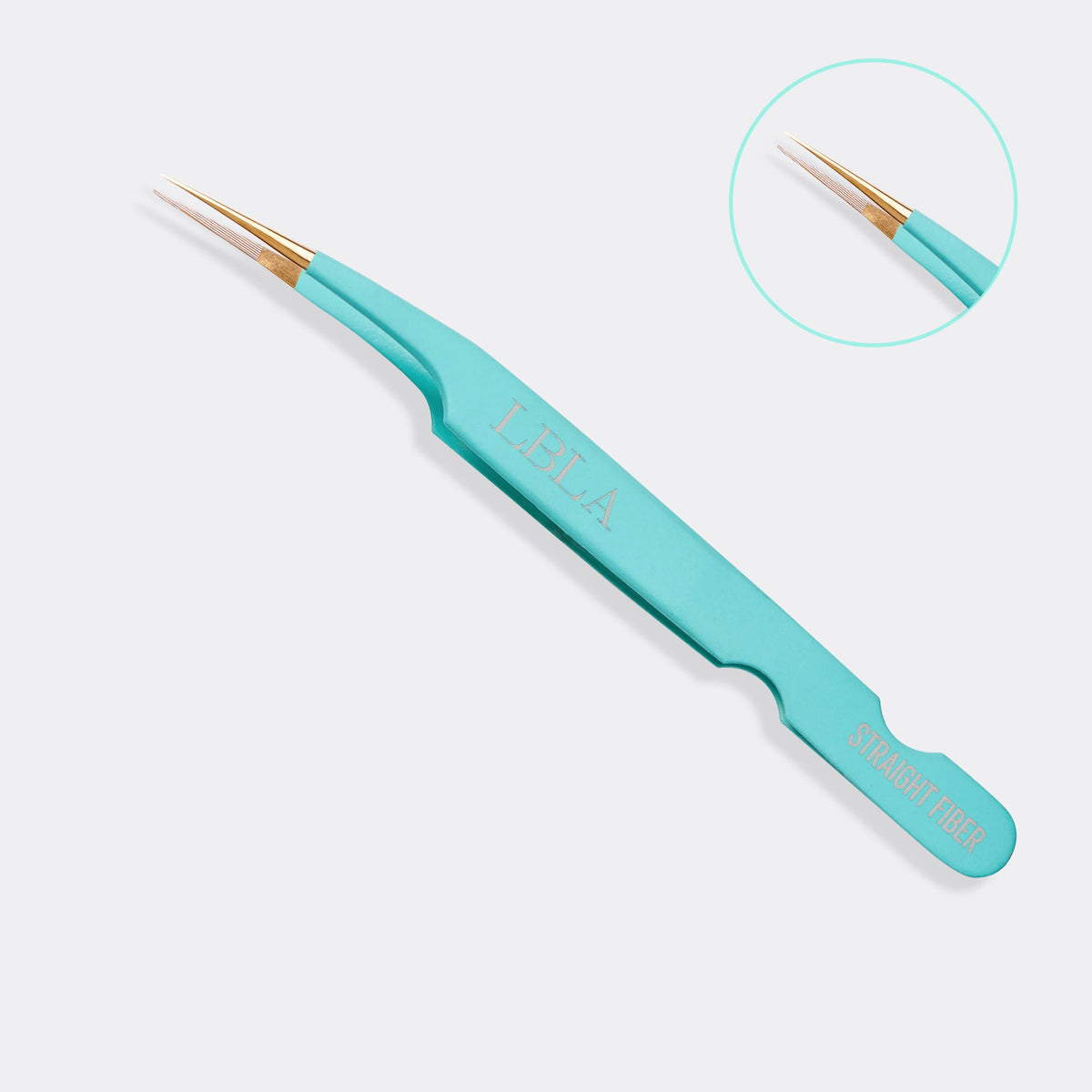 Pinza Recta Teal - Fiber Tip